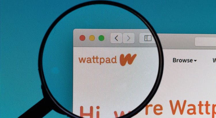 wattpad viewed through a magnifying glass